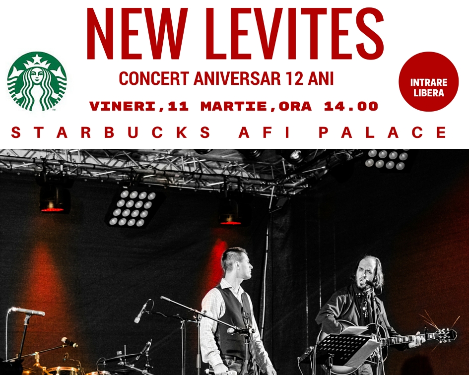 Afis Starbucks AFI concert 12 ani
